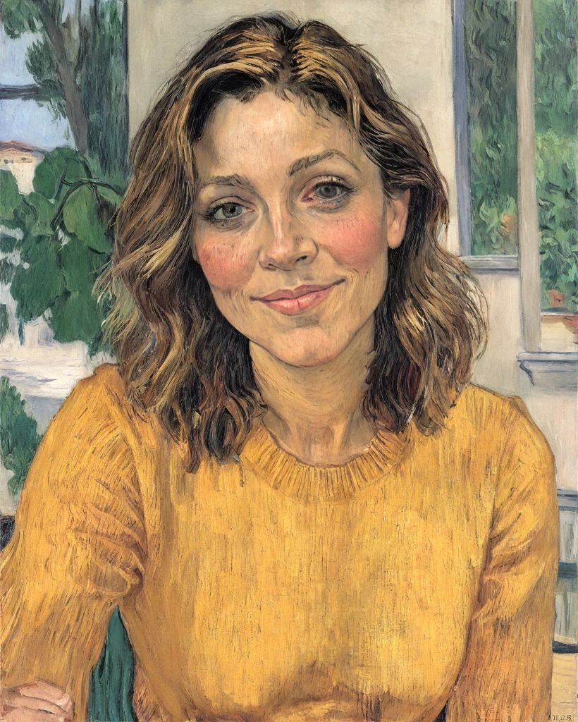 Result in the Van Gogh style